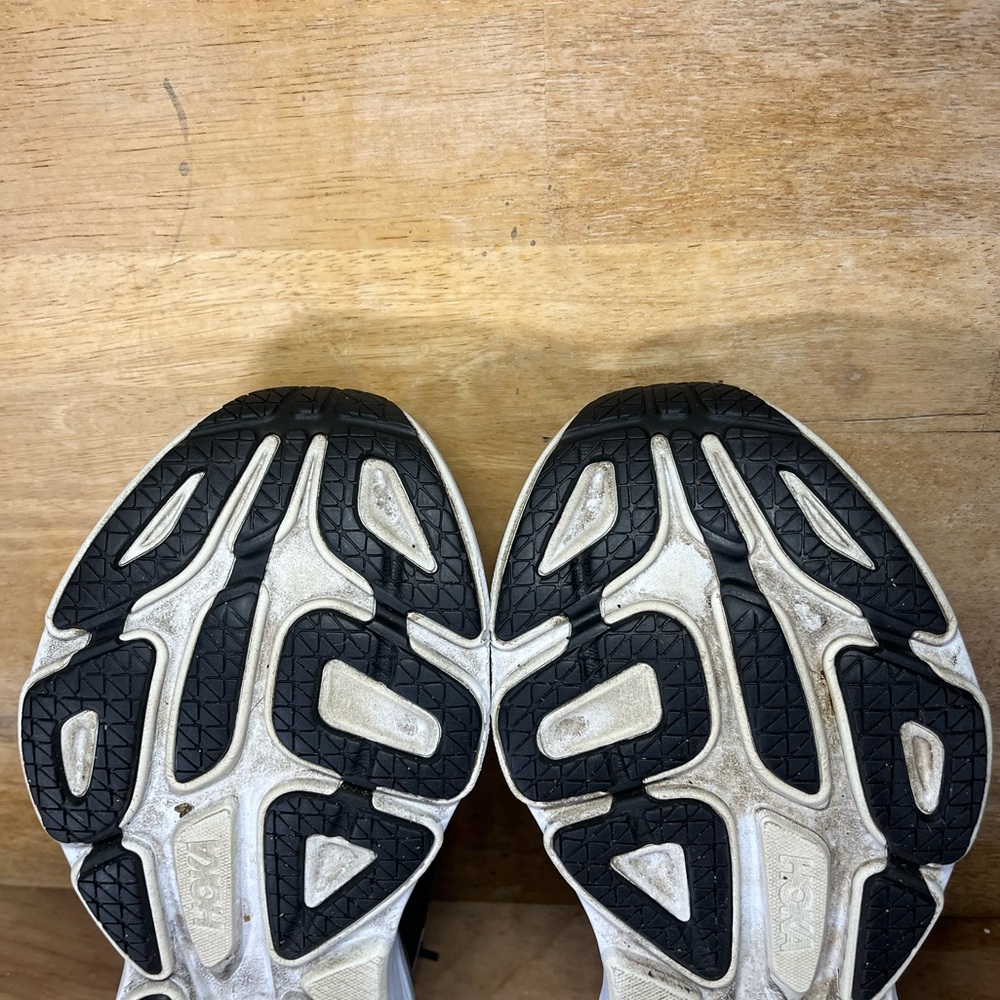 Hoka One One Bondi 8 REFLECTIVE Womens Size 9 Running Shoes Sneakers Black - Picture 10 of 12